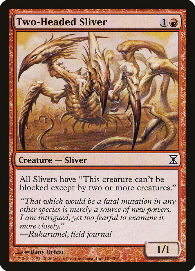 Two-Headed Sliver 183/301 (Time Spiral)  | Good Games Morley