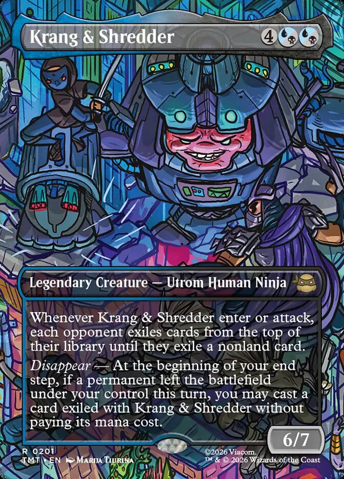 Krang and Shredder Borderless 201 (Teenage Mutant Ninja Turtles)  - Borderless | Good Games Morley
