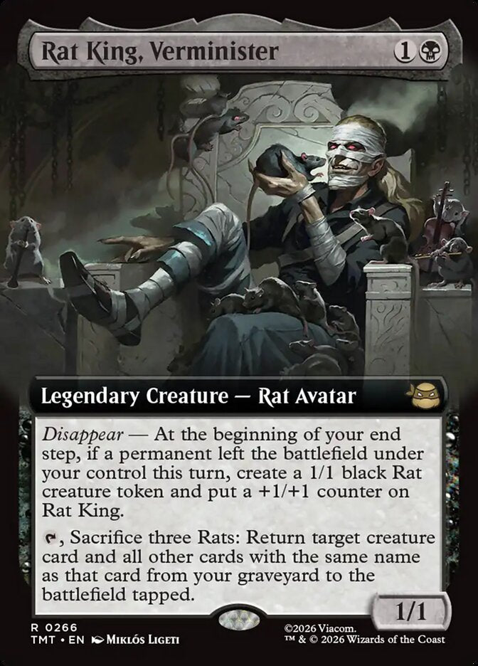 Rat King, Verminister 266/190 (Teenage Mutant Ninja Turtles)  - Extended Art | Good Games Morley