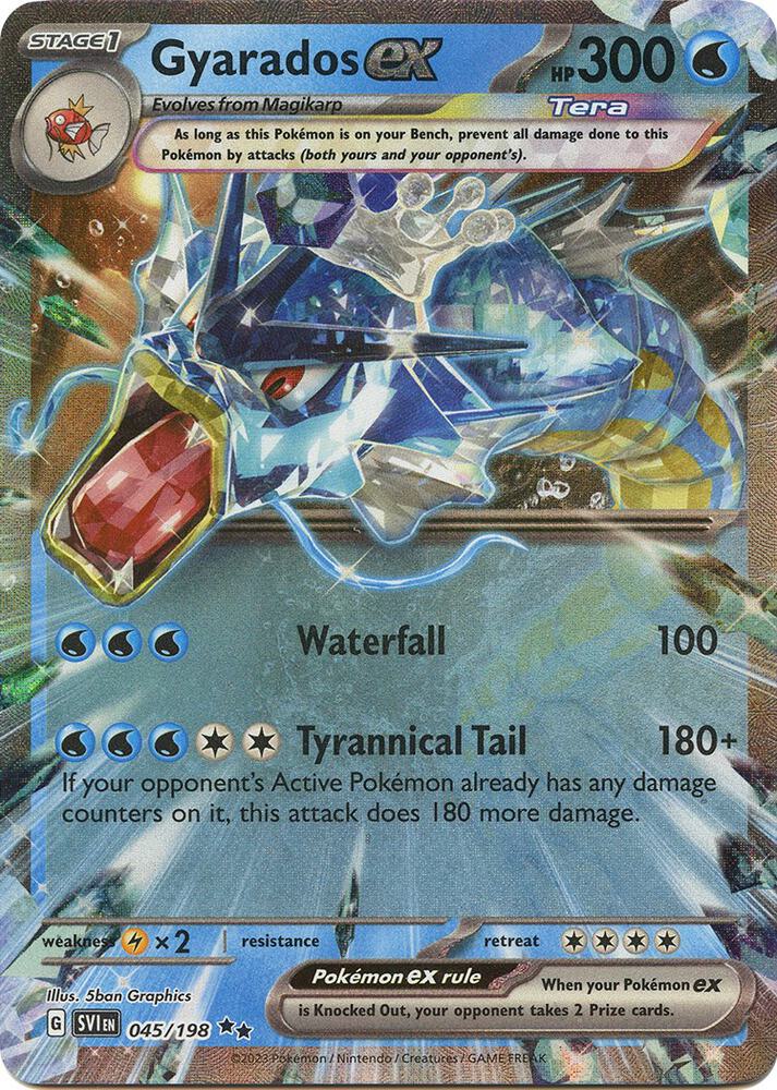 Gyarados ex 045/198 (SV01: Scarlet & Violet Base Set)  - Holofoil | Good Games Morley
