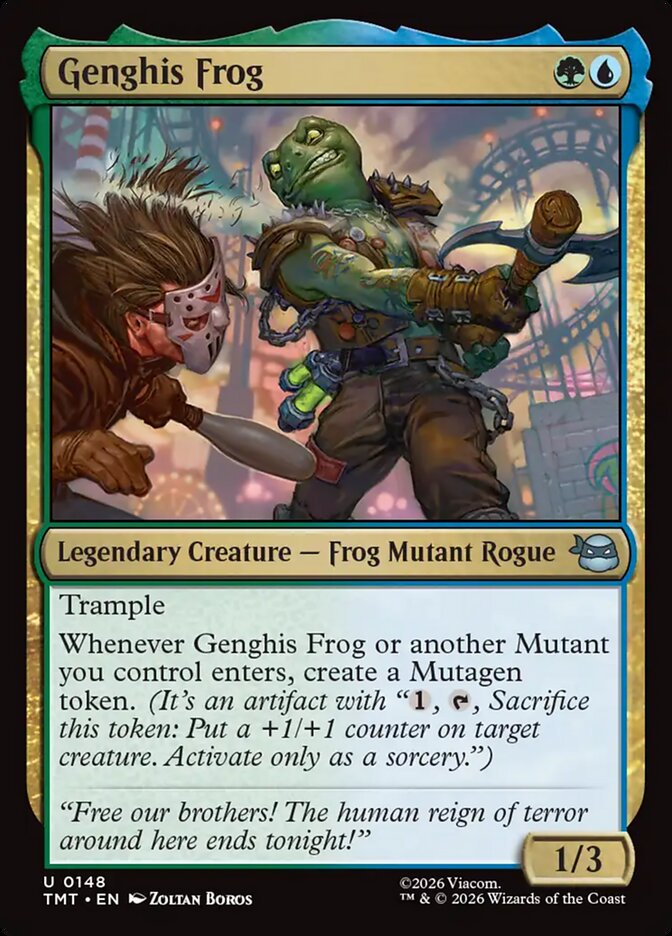 Genghis Frog 148/190 (Teenage Mutant Ninja Turtles)  | Good Games Morley