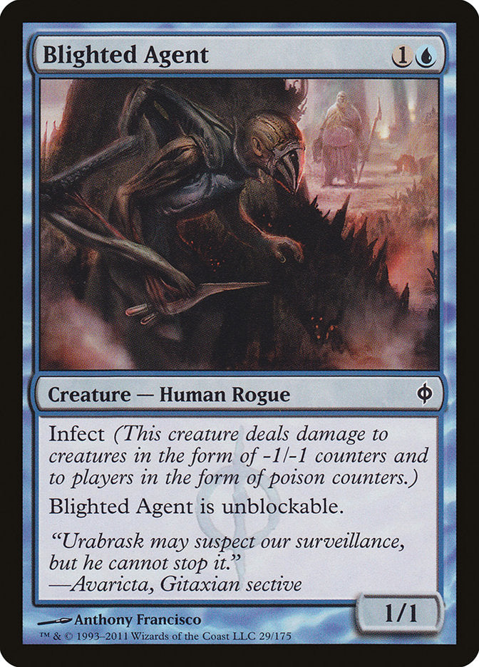 Blighted Agent 29/175 (New Phyrexia)  | Good Games Morley