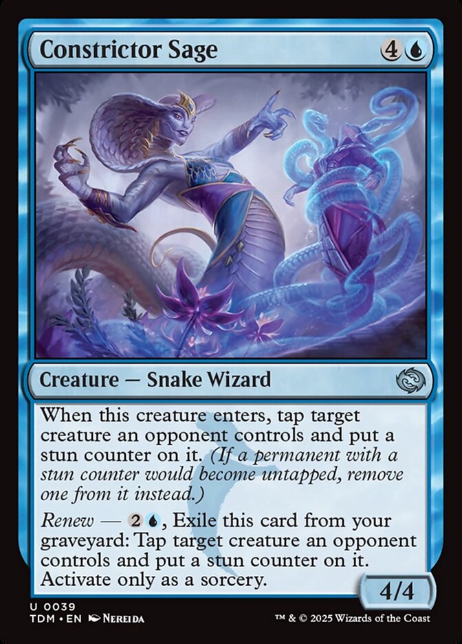 Constrictor Sage 39 (Tarkir: Dragonstorm)  | Good Games Morley