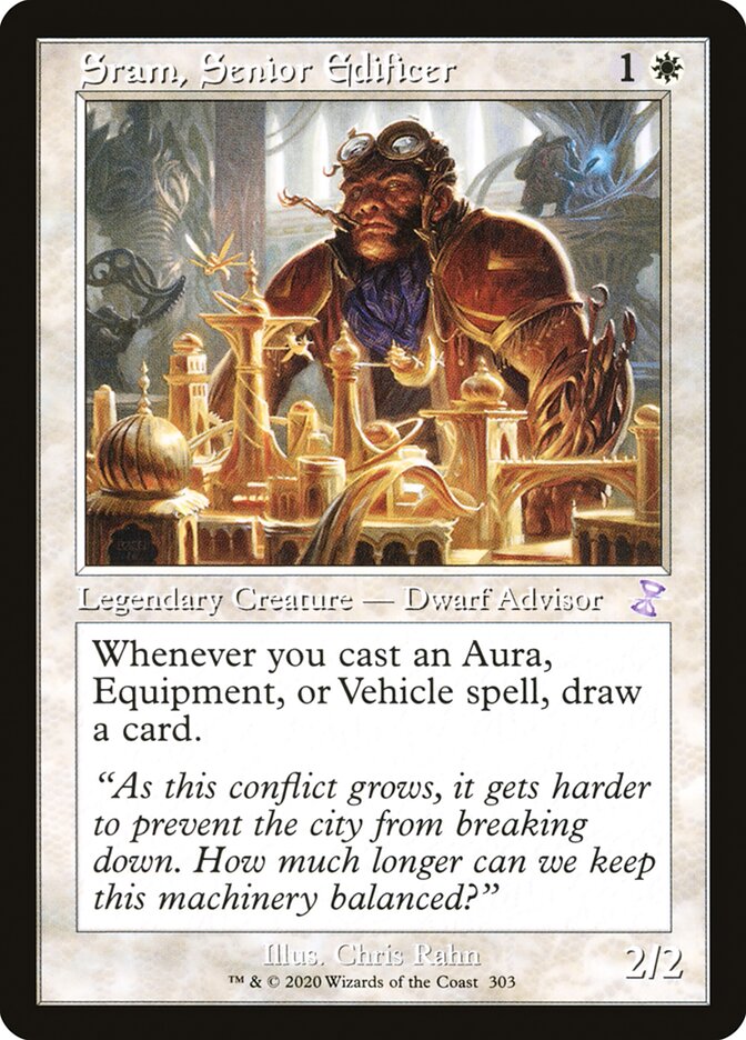 Sram, Senior Edificer 303 (Time Spiral: Remastered)  - Foil | Good Games Morley
