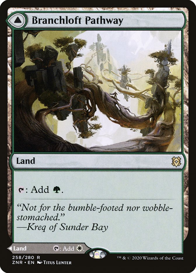 Branchloft Pathway // Boulderloft Pathway 258 (Zendikar Rising)  - Foil | Good Games Morley