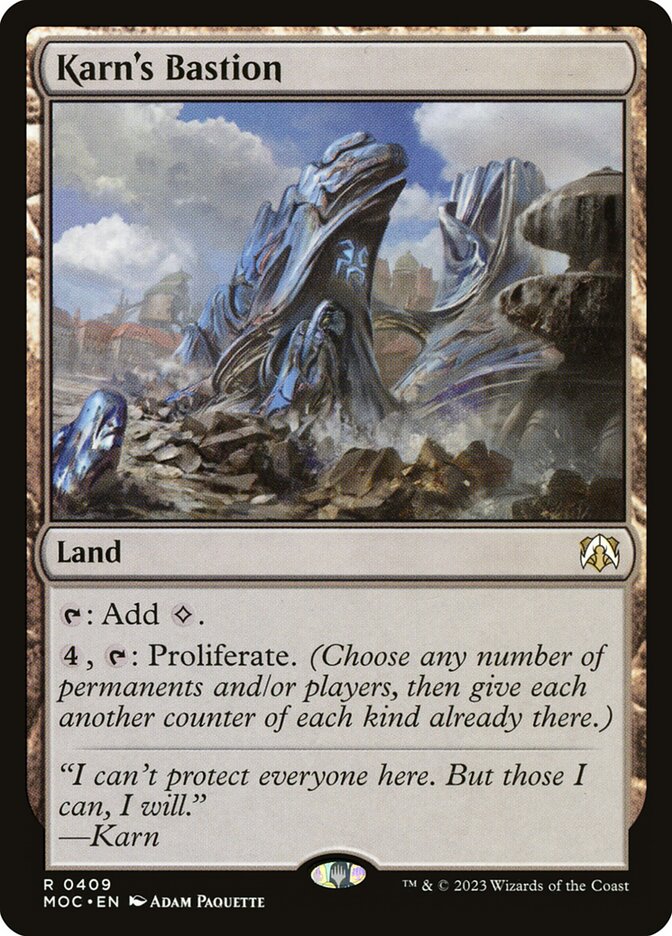 Karn's Bastion 409/444 (Commander: March of the Machine)  | Good Games Morley