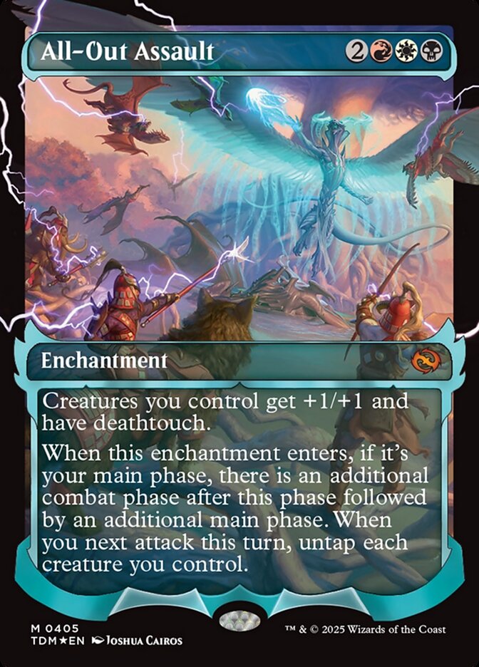 All-Out Assault 405/291 (Tarkir: Dragonstorm)  - Showcase Foil | Good Games Morley