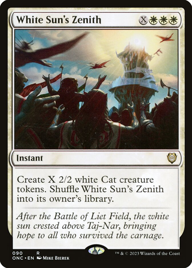White Sun's Zenith 90/28 (Commander: Phyrexia: All Will Be One)  | Good Games Morley