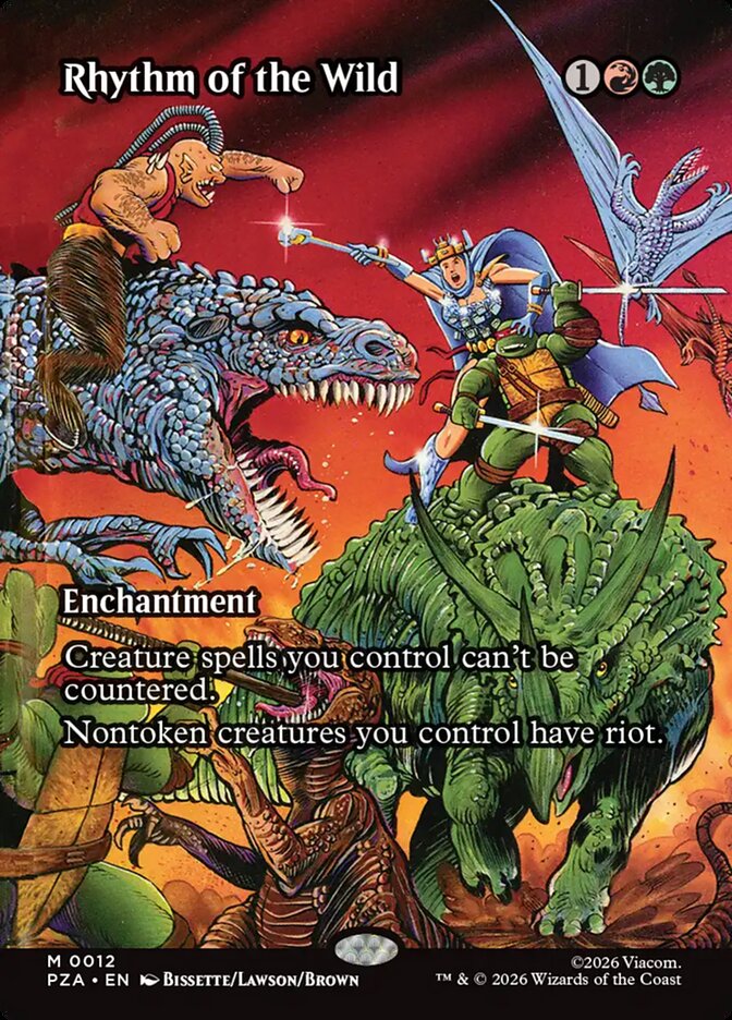 Rhythm of the Wild Borderless 12 (Teenage Mutant Ninja Turtles Source Material)  - Borderless | Good Games Morley