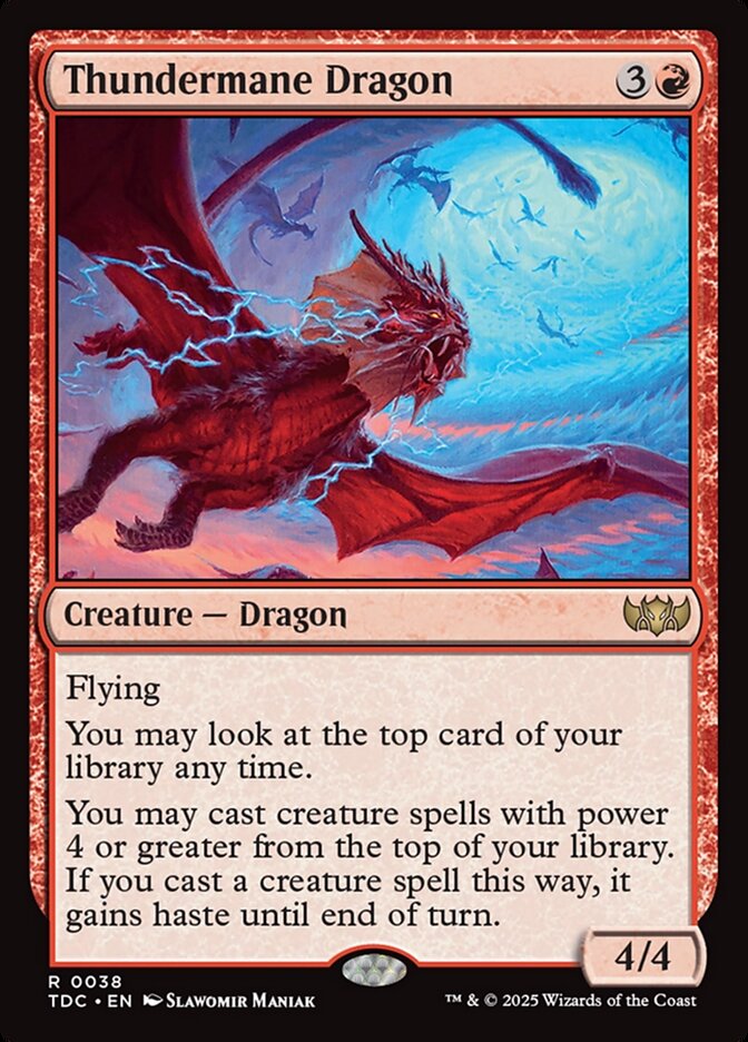 Thundermane Dragon 38 (Commander: Tarkir: Dragonstorm)  | Good Games Morley