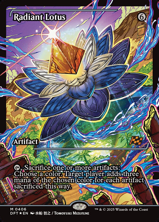 Radiant Lotus 406/291 (Aetherdrift)  - Showcase Foil | Good Games Morley