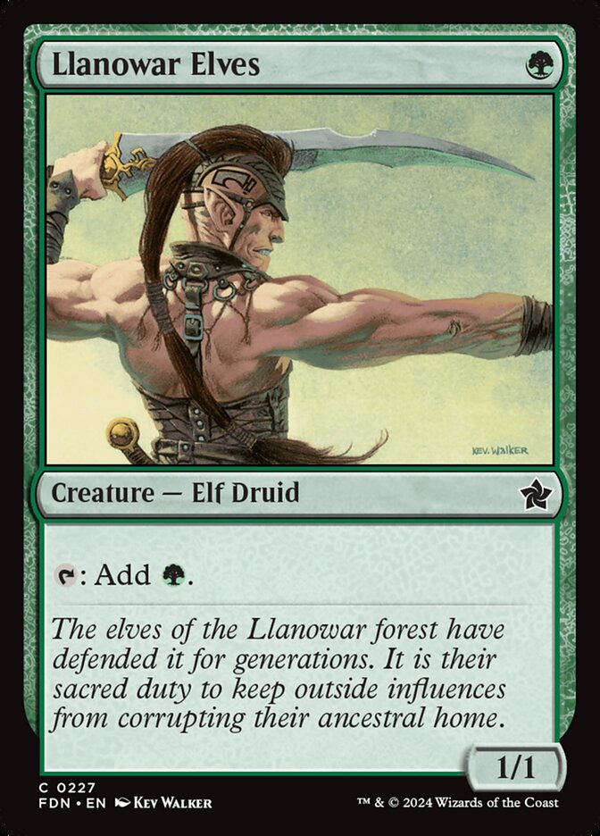 Llanowar Elves 227 (Foundations)  | Good Games Morley