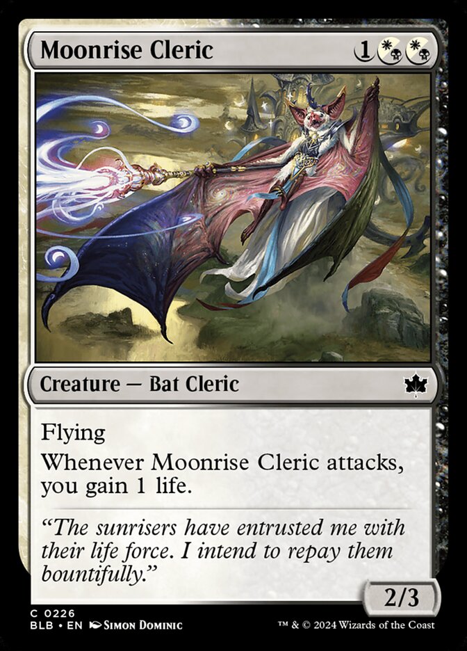 Moonrise Cleric 226 (Bloomburrow)  | Good Games Morley