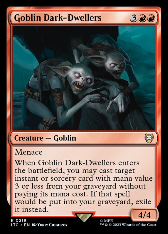 Goblin Dark Dwellers 219/347 (Commander: The Lord of the Rings: Tales of Middle-earth)  | Good Games Morley