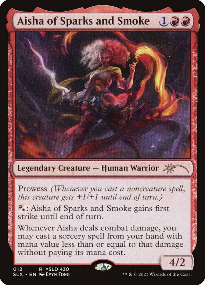 Aisha of Sparks and Smoke 12 (SLX Cards)  | Good Games Morley