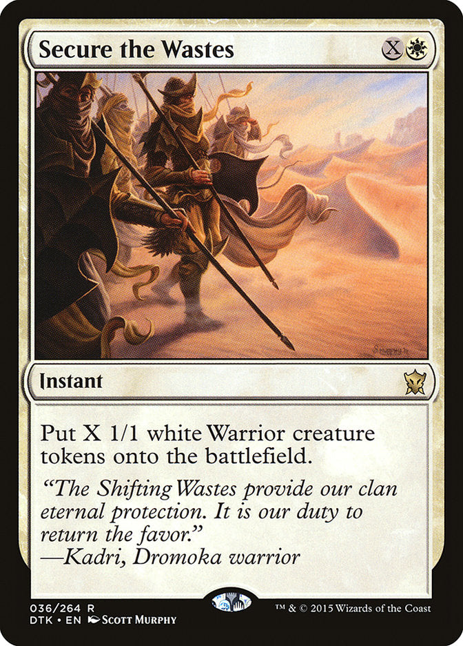 Secure the Wastes 36 (Dragons of Tarkir)  - Foil | Good Games Morley