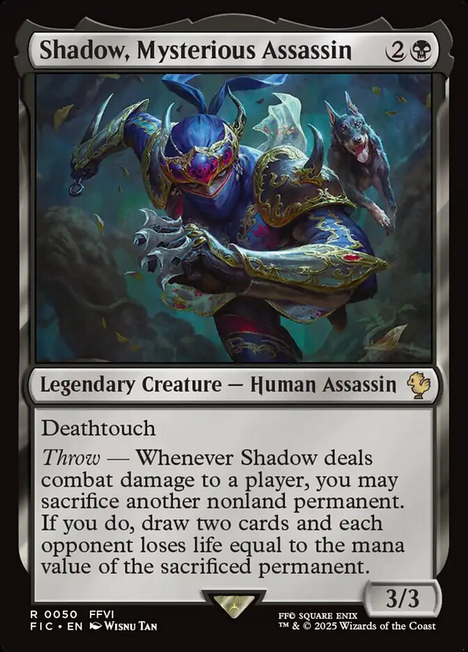 Shadow, Mysterious Assassin 50 (Commander: FINAL FANTASY)  | Good Games Morley