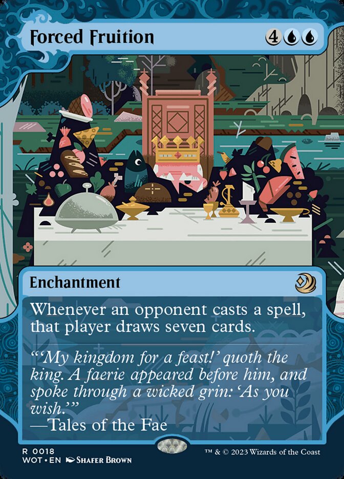 Forced Fruition 18/63 (Wilds of Eldraine: Enchanting Tales)  - Showcase Foil | Good Games Morley