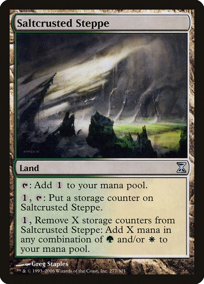 Saltcrusted Steppe 277/301 (Time Spiral)  - Foil | Good Games Morley