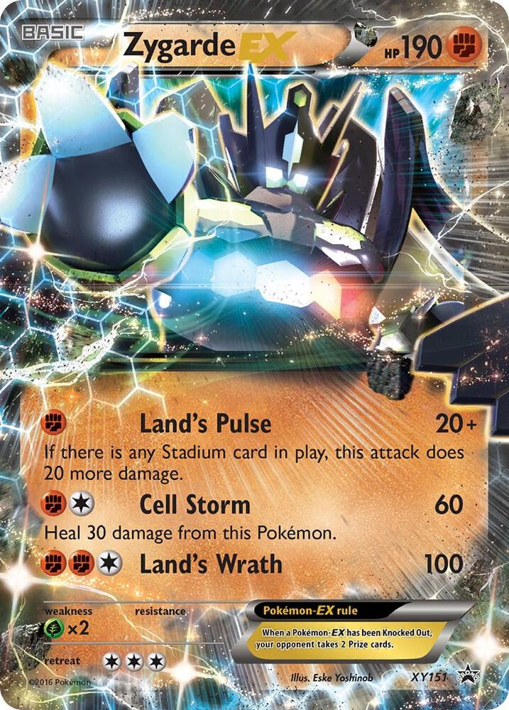 Zygarde EX Shiny XY151 (XY Promos)  - Holofoil | Good Games Morley