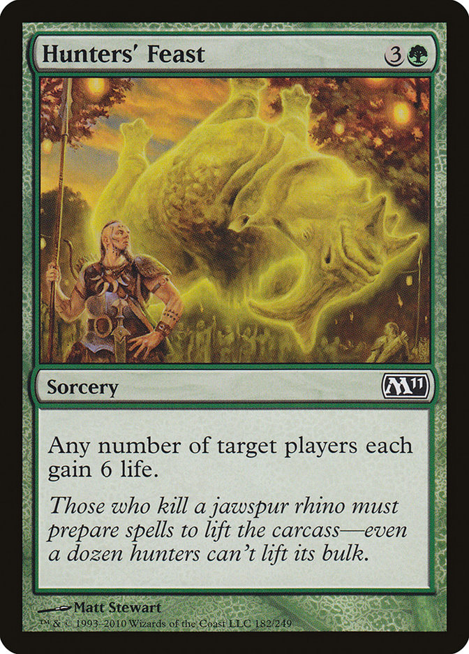 Hunters' Feast 182/249 (Magic 2011 (M11))  - Foil | Good Games Morley