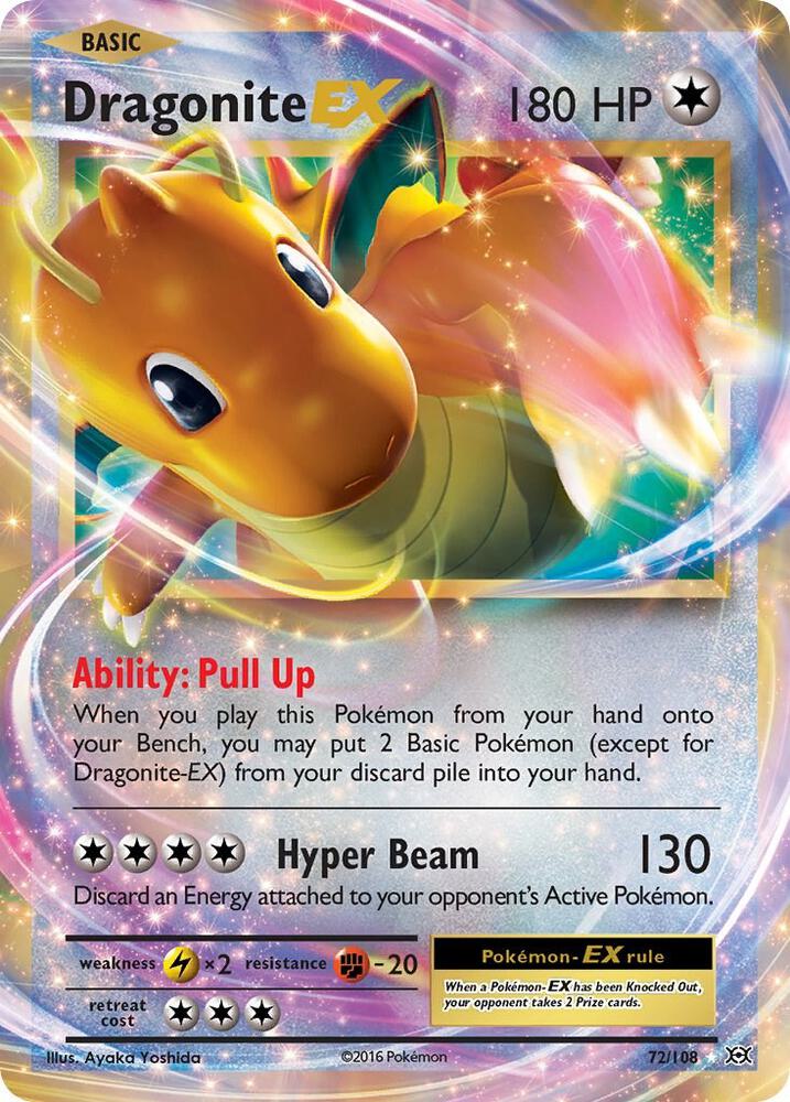 Dragonite EX 72/108 (XY - Evolutions)  - Holofoil | Good Games Morley