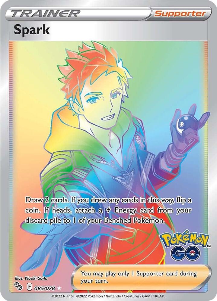 Spark Secret 085/078 (Pokemon GO)  - Holofoil | Good Games Morley