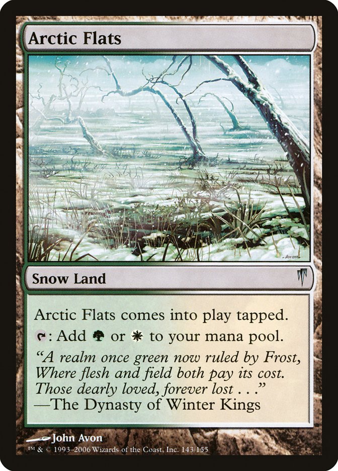 Arctic Flats 143/155 (Coldsnap)  - Foil | Good Games Morley