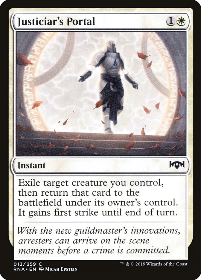 Justiciar's Portal 13/259 (Ravnica Allegiance)  - Foil | Good Games Morley