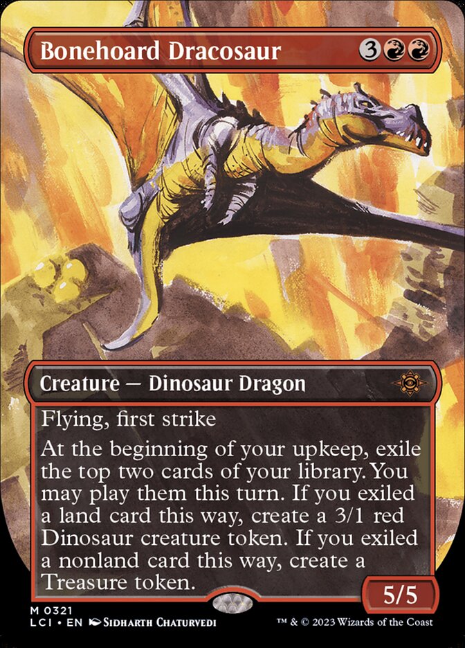 Bonehoard Dracosaur 321/291 (The Lost Caverns of Ixalan)  - Borderless | Good Games Morley