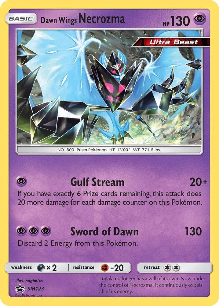 Dawn Wings Necrozma SM123 (SM Promos)  - Holofoil | Good Games Morley
