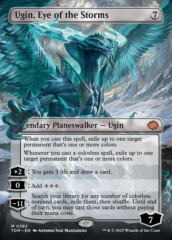 Ugin, Eye of the Storms 382 (Tarkir: Dragonstorm)  - Borderless | Good Games Morley