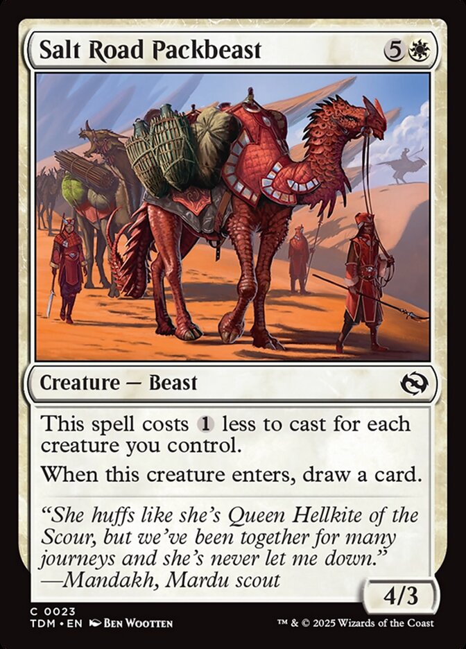 Salt Road Packbeast 23 (Tarkir: Dragonstorm)  | Good Games Morley