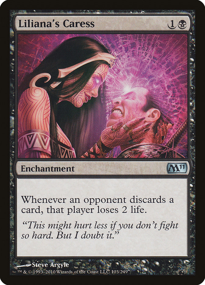 Liliana's Caress 103 (Magic 2011 (M11))  - Foil | Good Games Morley