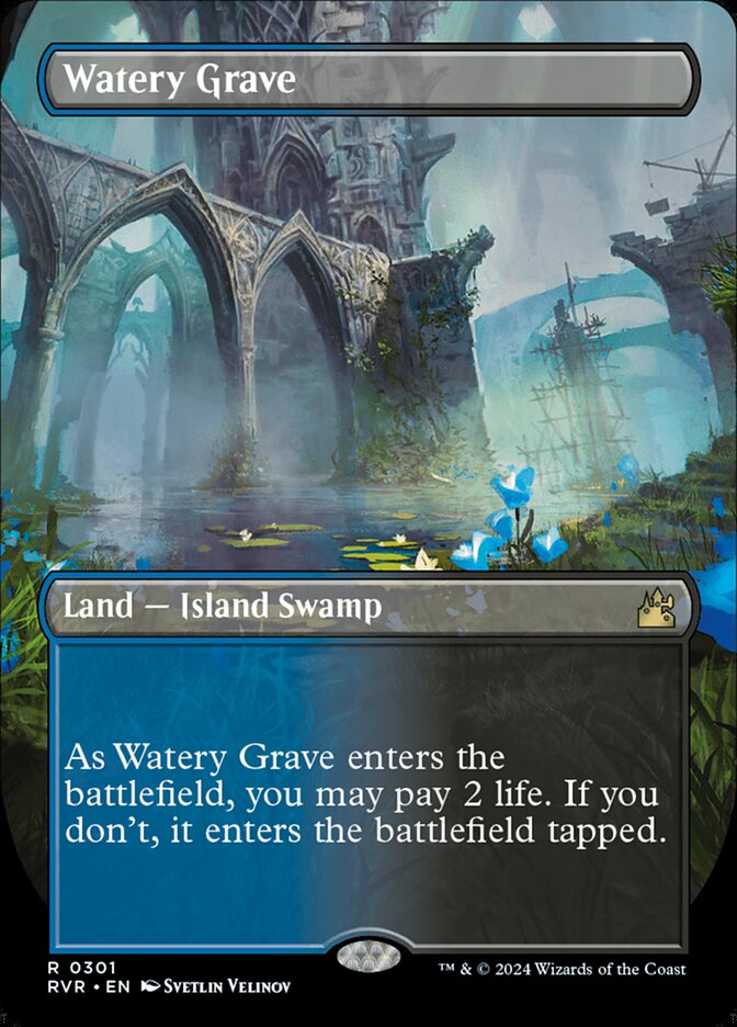 Watery Grave 301 (Ravnica Remastered)  - Borderless | Good Games Morley