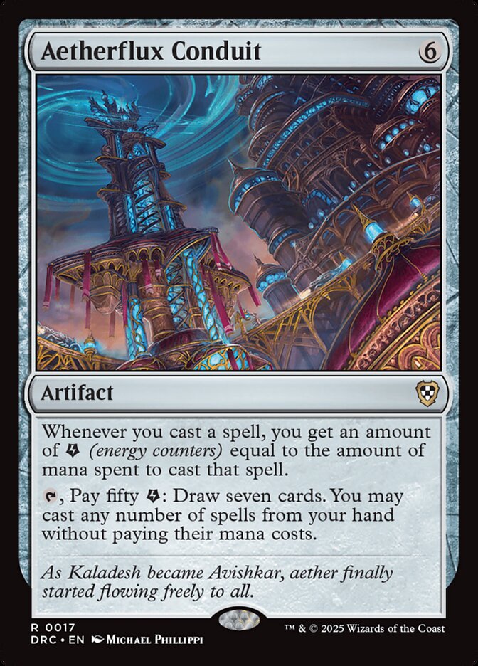 Aetherflux Conduit 17/187 (Commander: Aetherdrift)  | Good Games Morley