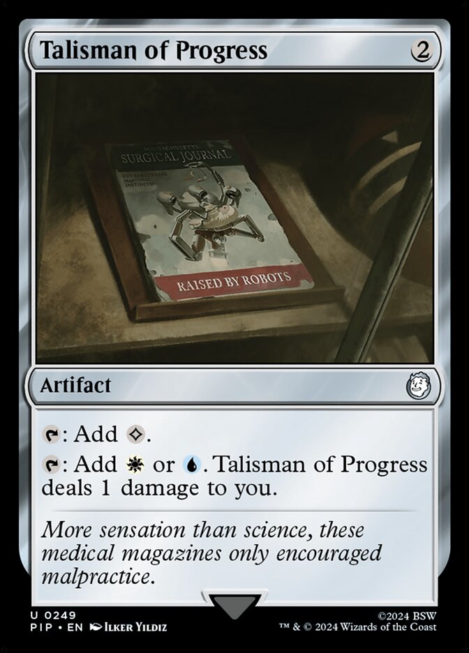 Talisman of Progress 249/1076 (Universes Beyond: Fallout)  | Good Games Morley