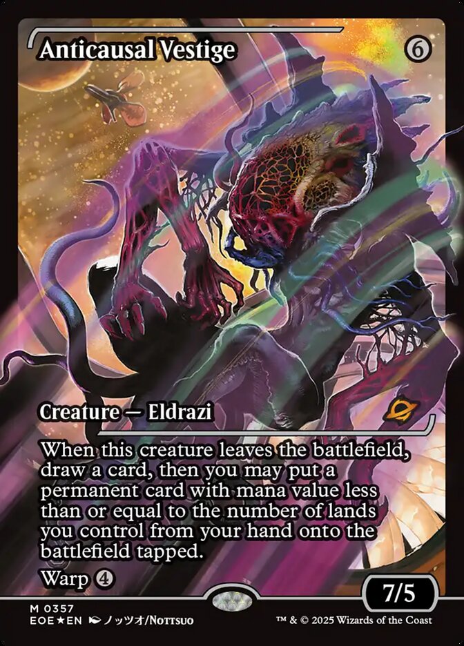 Anticausal Vestige 357 (Edge of Eternities)  - Showcase Foil | Good Games Morley