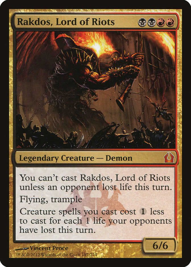 Rakdos, Lord of Riots 187/274 (Return to Ravnica)  | Good Games Morley