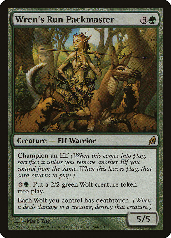 Wren's Run Packmaster 244/301 (Lorwyn)  - Foil | Good Games Morley