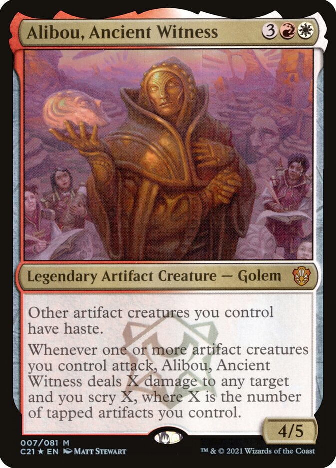 Alibou, Ancient Witness 7 (Commander 2021)  - Foil | Good Games Morley