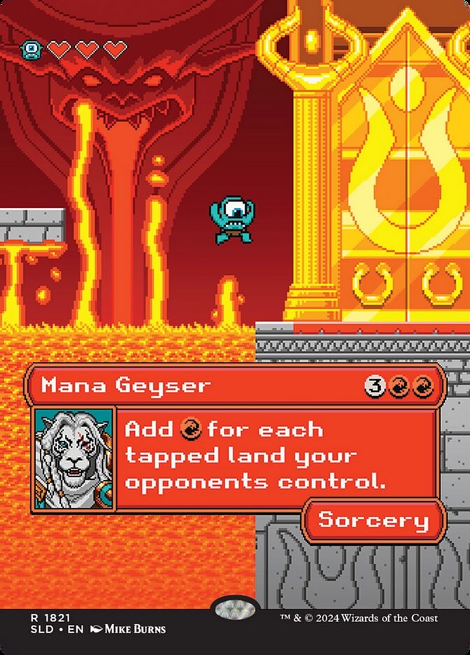 Mana Geyser 1821 (Secret Lair Drop Series)  - Borderless | Good Games Morley