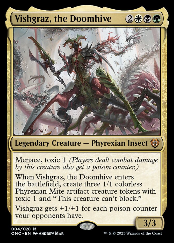 Vishgraz, the Doomhive 4 (Commander: Phyrexia: All Will Be One)  - Foil | Good Games Morley