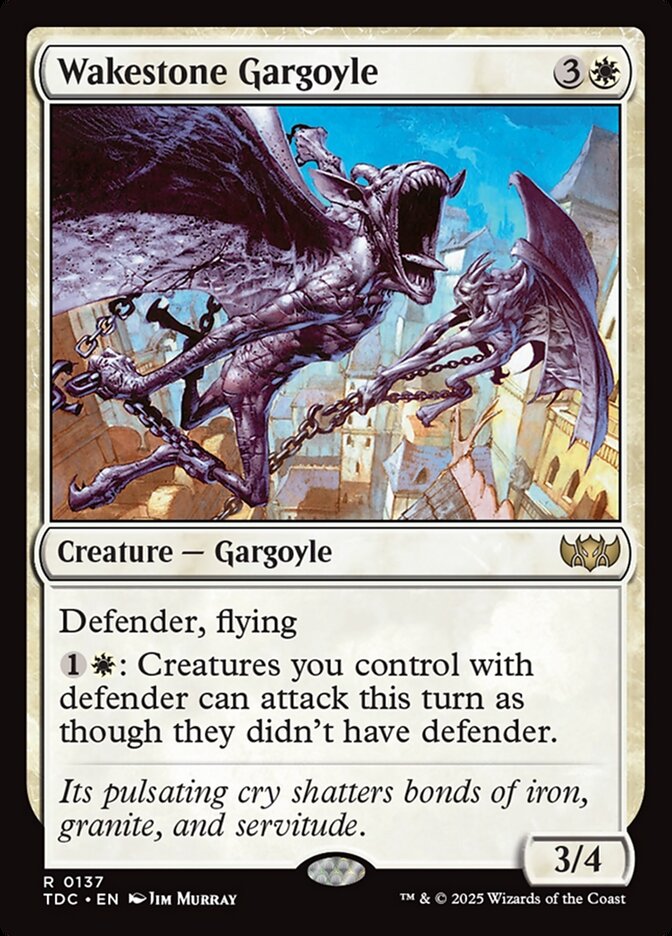 Wakestone Gargoyle 137 (Commander: Tarkir: Dragonstorm)  | Good Games Morley