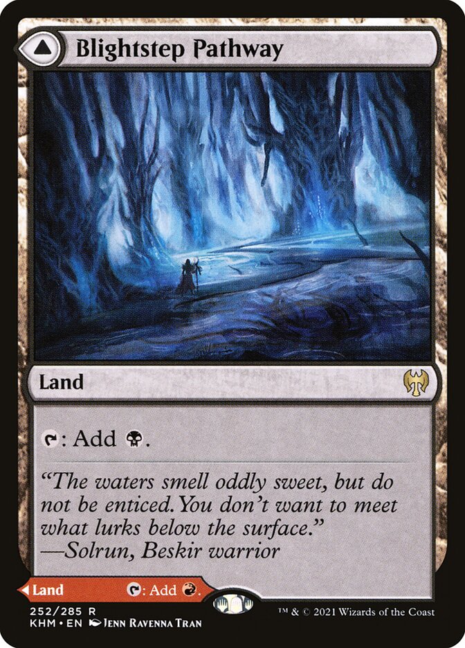 Blightstep Pathway // Searstep Pathway 252 (Kaldheim)  - Foil | Good Games Morley