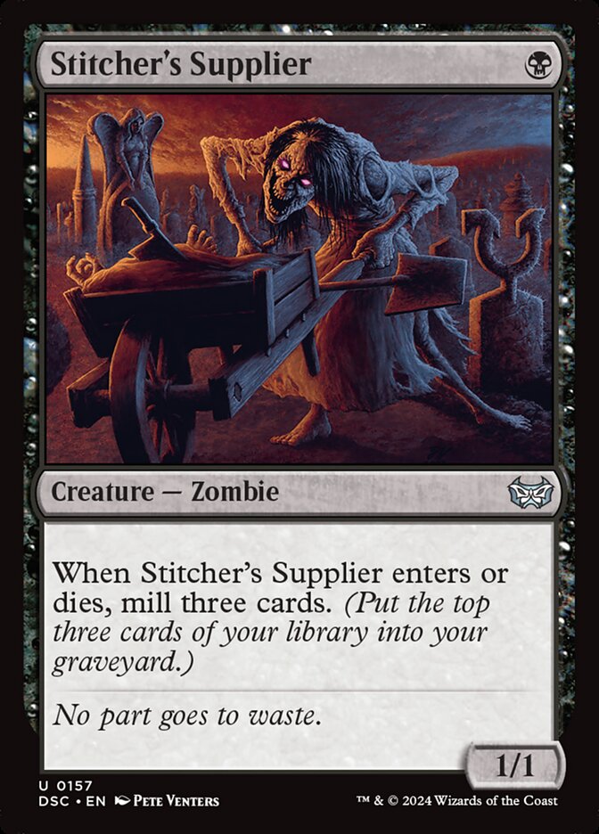 Stitcher's Supplier 157 (Commander: Duskmourn: House of Horror)  | Good Games Morley