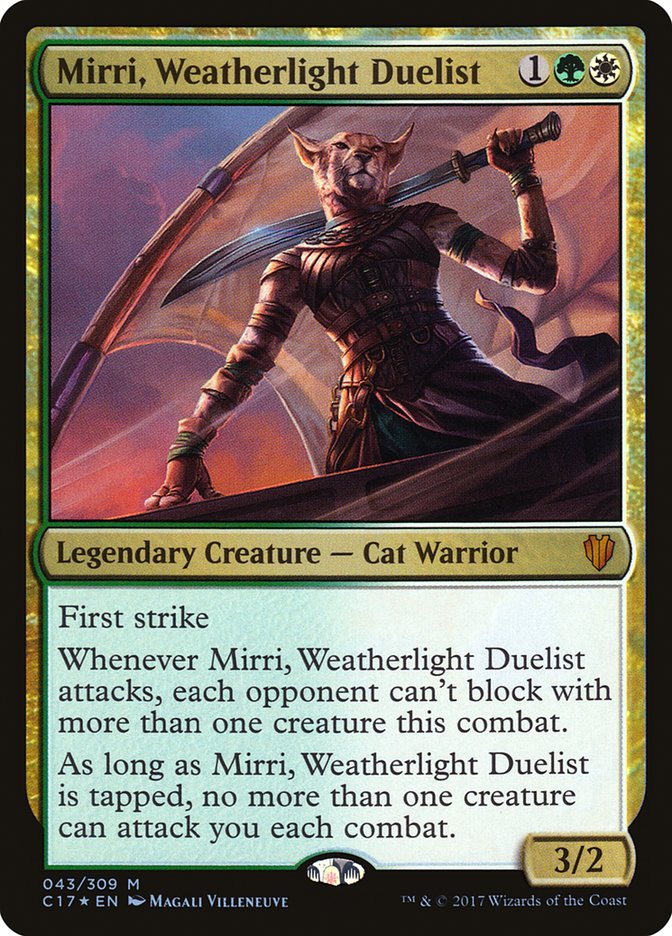 Mirri, Weatherlight Duelist 43 (Commander 2017)  - Foil | Good Games Morley