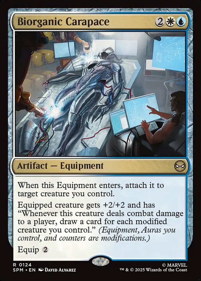 Biorganic Carapace 124 (Marvel's Spider-Man)  - Foil | Good Games Morley