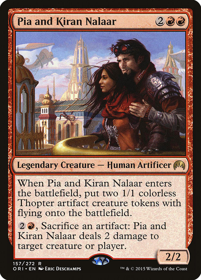 Pia and Kiran Nalaar 157/272 (Magic Origins)  - Foil | Good Games Morley