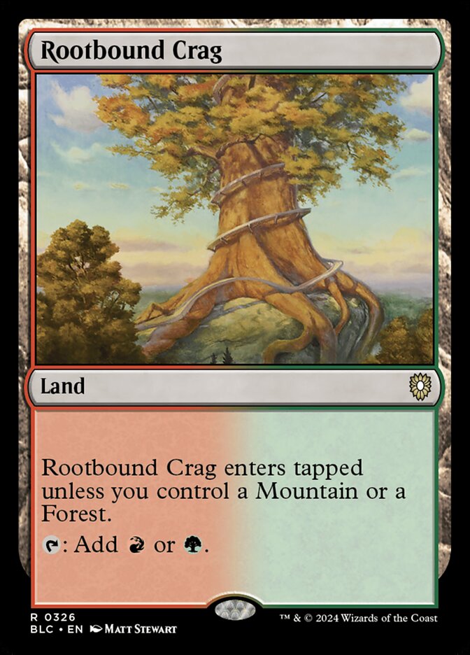 Rootbound Crag 326 (Commander: Bloomburrow)  | Good Games Morley